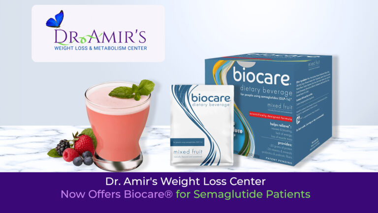 Dr. Amir’s Weight Loss Center Now Offers Biocare® for Patients on Semaglutide Medicine